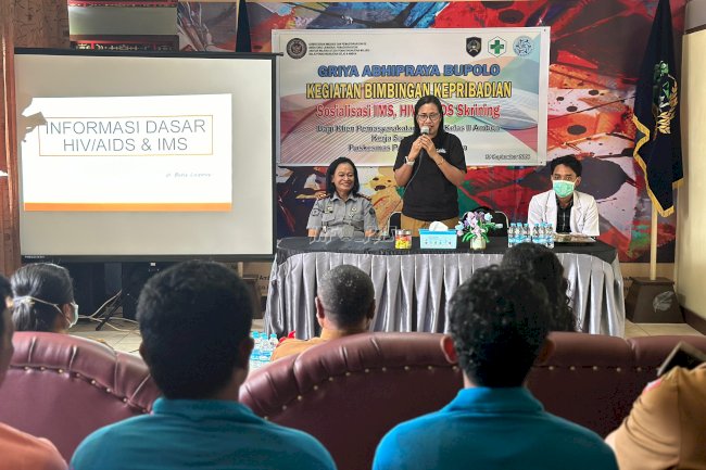 Gandeng Puskesmas Passo, Bapas Ambon Sosialisasi dan Skrining IMS
