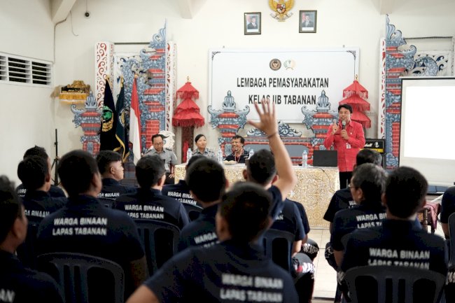 Lapas Tabanan Gandeng KPA & Dinkes, Bekali Warga Binaan Pemahaman HIV/AIDS
