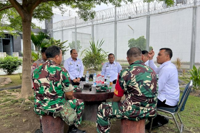 Perkuat Sinergi, Lapas Pemuda Madiun Terima Patroli Sambang TNI-Polri