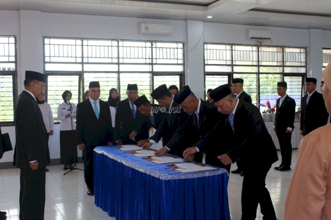 Dorong Kinerja PRIMA, Kanwil Ditjenpas Sultra Lantik 12 Pejabat Baru