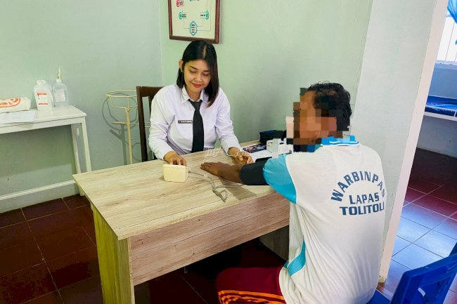 Kesehatan Hak Dasar, Lapas Tolitoli Pastikan Perawatan Medis bagi Warga Binaan Lansia