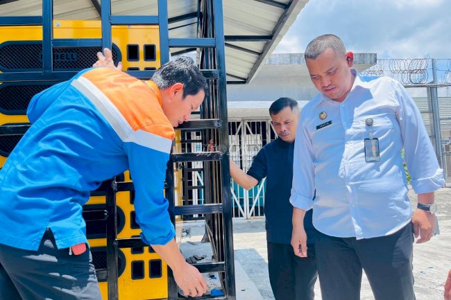 Pelatihan Pengelasan Berhasil, Warga Binaan Lapas Luwuk Bangun Rumah Generator Listrik Mandiri