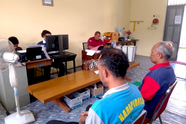 Rutan Ambon Gandeng Disnaker, Warga Binaan Ikuti Registrasi Peserta BLK