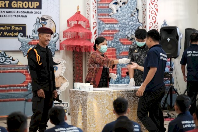 Jaga Lapas Bersih Narkoba, Lapas Tabanan Gelar Razia dan Tes Urine