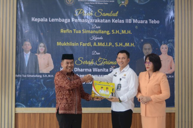 Pisah Sambut Kalapas Muara Tebo, Penuh Keakraban dan Kehangatan