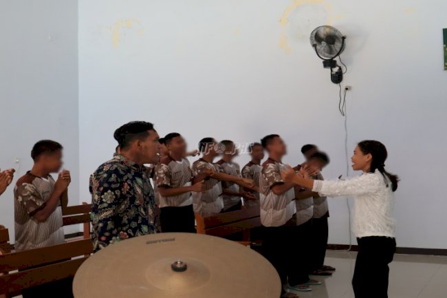 Anak Binaan LPKA Ambon Dikuatkan lewat Pengembangan Karakter Kristiani