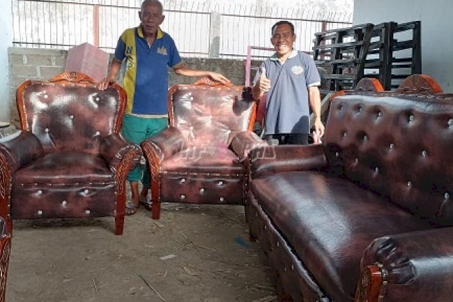 Warga Binaan Lapas Atambua Sukses Restorasi Sofa Usang Jadi Mewah