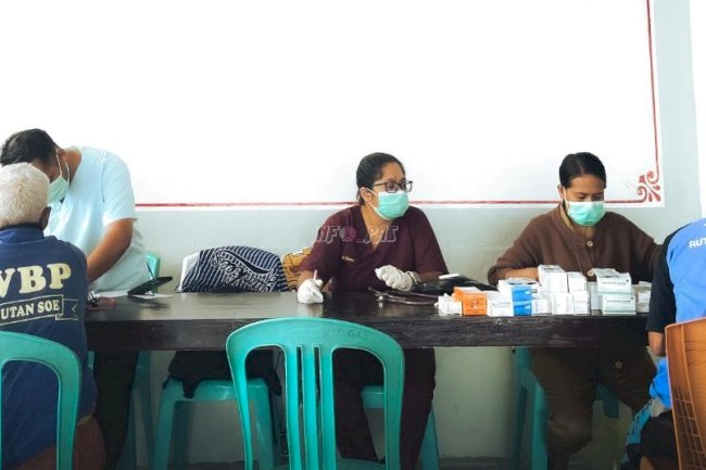 Rutan SoE dan Puskesmas Kota SoE Gelar Pemeriksaan Kesehatan Warga Binaan 