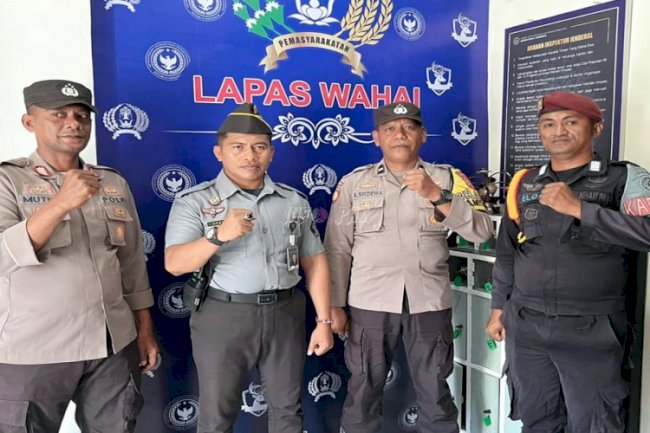 Lapas Wahai dan Polsek Wahai Bersinergi Jaga Stabilitas Kamtib