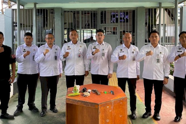 Lapas Narkotika Karang Intan Gencarkan Razia Blok Hunian, Wujudkan Lapas Bersih dan Aman