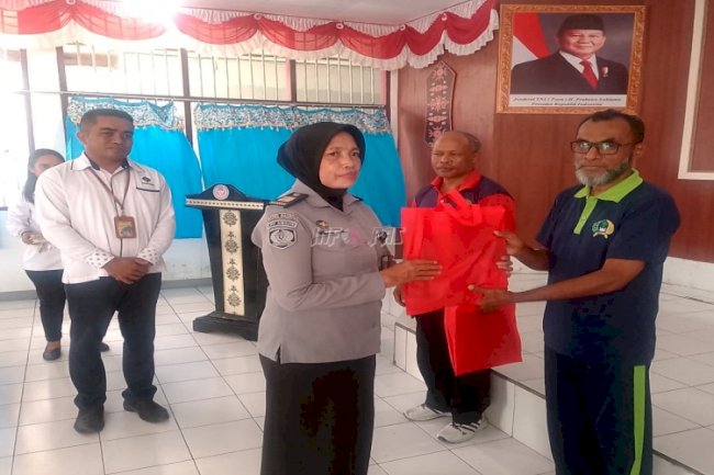 Wujudkan Warga Binaan Produktif, Rutan Ambon Gelar Pelatihan bersama BLVP