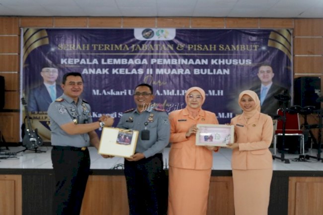 M. Askari Utomo Serahkan Kepemimpinan di LPKA Muara Bulian kepada J. Kasogi Surya Fattah