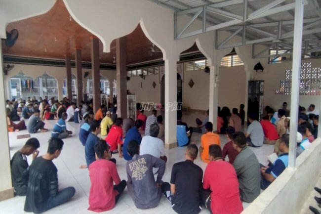 Warga Binaan Lapas Tolitoli Ikuti Pembinaan Kerohanian Islam