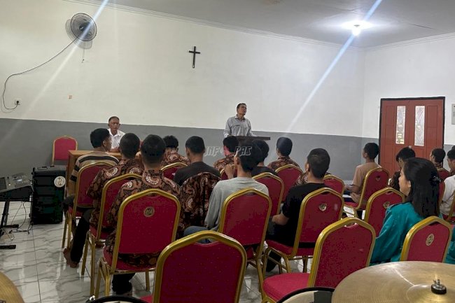 LPKA Medan - Kemenag Sumut Tumbuhkan Niat Berubah bagi Anak Binaan melalui Firman Tuhan