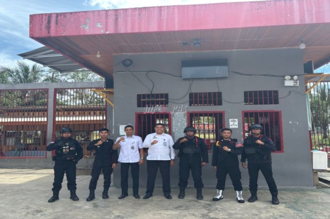 Lapas Dharmasraya dan Brimob Polda Sumbar Bersinergi Jaga Keamanan dan Ketertiban