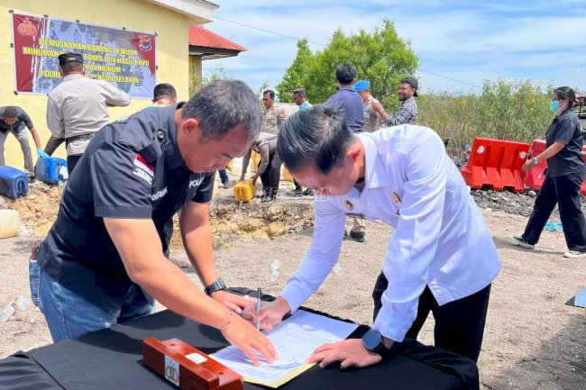 Sinergi Wujudkan Ketertiban, Rutan SoE Dukung Polres TTS Berantas Peredaran Miras