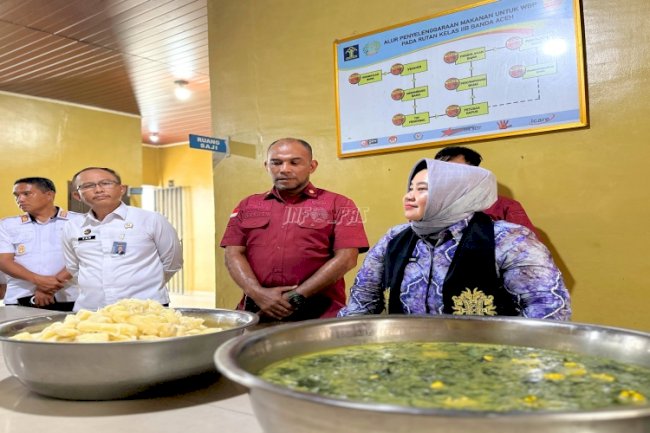 Kakanwil Ditjenpas Aceh Dampingi Dirwatkeshab Pantau 4 UPT Pemasyarakatan, Cek Kualitas dan Perawatan Warga Binaan