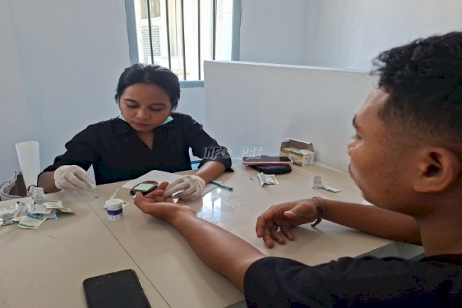 Cek Kesehatan Gratis, Lapas Saparua Wujudkan Pemasyarakatan Sehat