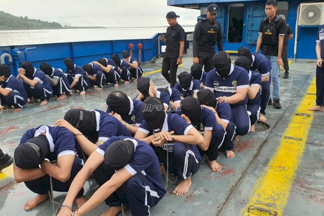 Kanwil Ditjenpas Jateng Kawal Pemindahan 41 Narapidana Risiko Tinggi ke Nusakambangan