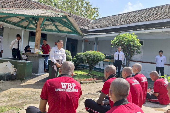 Lapas Besi Terima Delapan Warga Binaan Baru, Kalapas Tekankan Disiplin dan Pembinaan