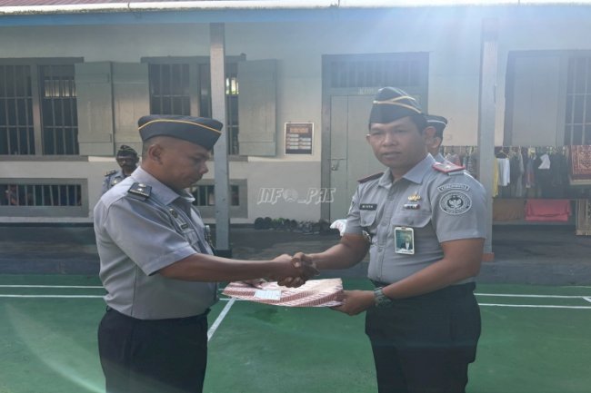 Petugas Lapas Bandanaira Sandang Pangkat Baru, Kalapas: Pangkat adalah Titipan dan Tantangan