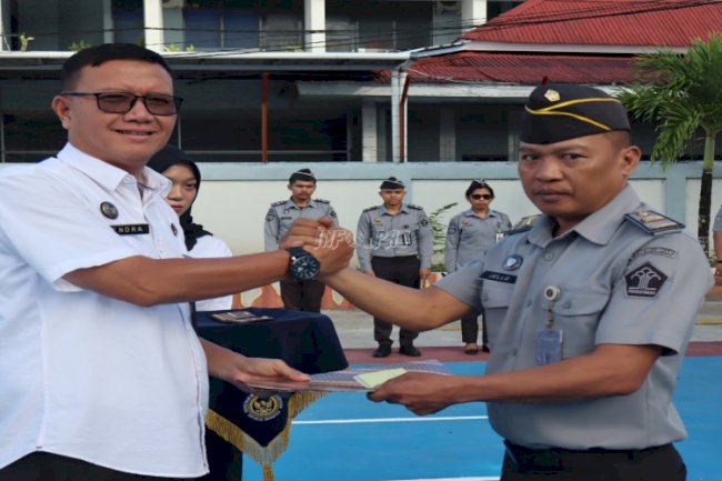 Petugas Lapas Ambon Naik Pangkat, Siap Tingkatkan Kinerja