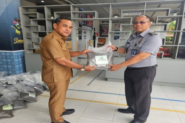 Pupuk Kompos Produksi Lapas Kuala Tungkal Diborong Bupati Tanjung Jabung Barat  