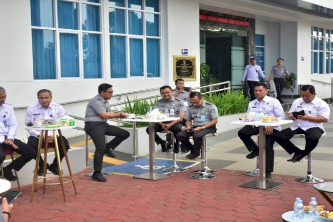 Dari Secangkir Kopi ke Kolaborasi, Kanwil Ditjenpas Sulsel Dorong Harmonisasi Lintas Kanwil