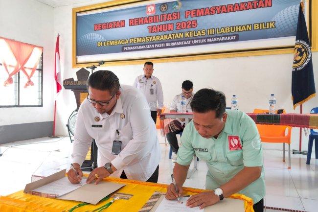 Pulihkan Warga Binaan, Lapas Labuhan Bilik Buka Rehabilitasi Pemasyarakatan 2025