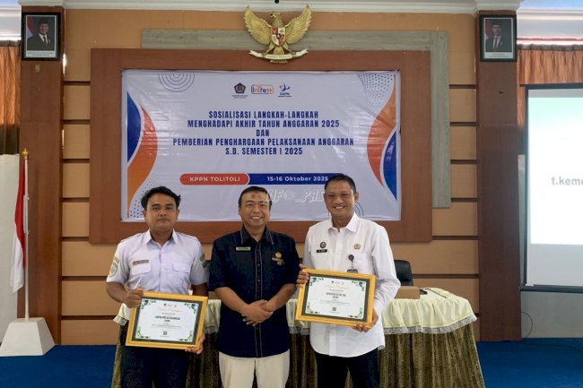 Pengelolaan Keuangan Berintegritas, Lapas Tolitoli Raih Dua Penghargaan KPPN Tolitoli