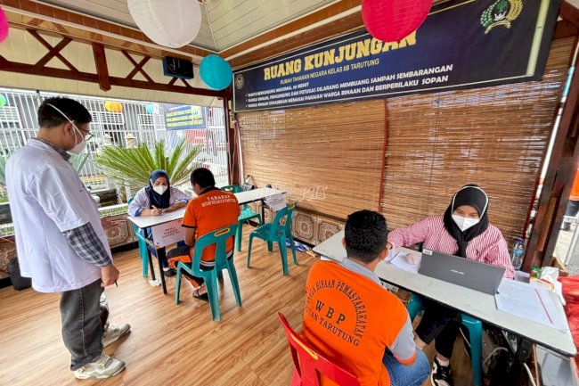 Rutan Tarutung Gelar Pemeriksaan CXR, Dukung Program Nasional Eliminasi TBC 2030