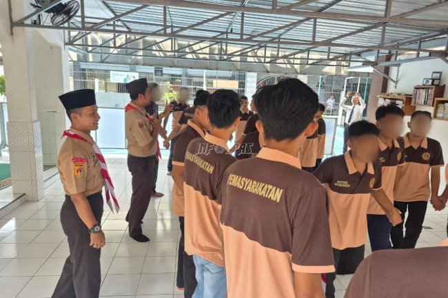 Rutan Kebumen Gandeng Kwarcab Bangun Karakter Warga Binaan Lewat Pramuka