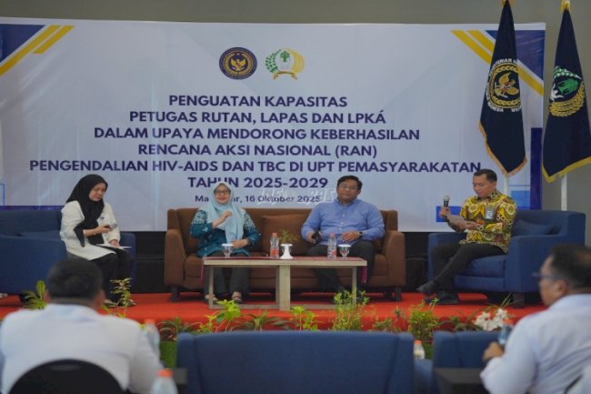 Kanwil Ditjenpas Sulsel Dukung Penguatan Petugas dalam Implementasi RAN HIV-AIDS dan TBC 2025–2029