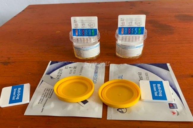 Komitmen Berantas Narkoba, Lapas Tual Tes Urine Petugas dan Warga Binaan 