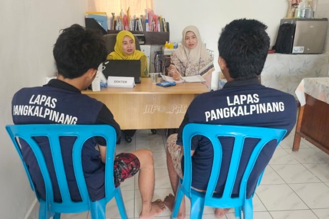  Lapas Pangkalpinang Wujudkan Kesehatan Jiwa Warga Binaan lewat Skrining dan Bimbingan Konseling