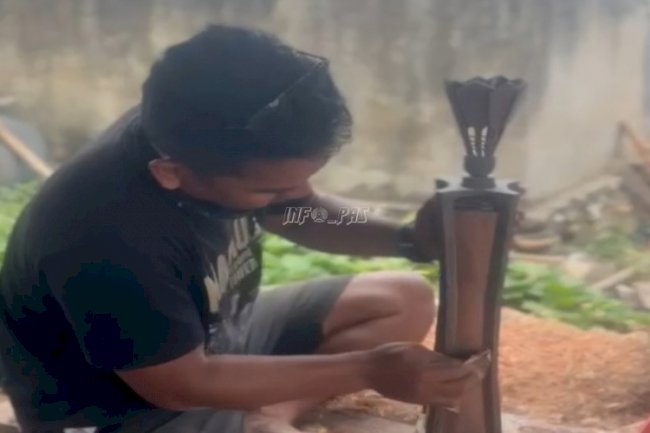 Warga Binaan Lapas Leok Buktikan Karya Bernilai, Produksi Piala PBSI Kab. Buol