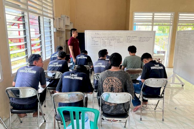 Pembinaan Edukatif, PKBM Lapas Pangkalpinang Tuai Apresiasi Disdikbud