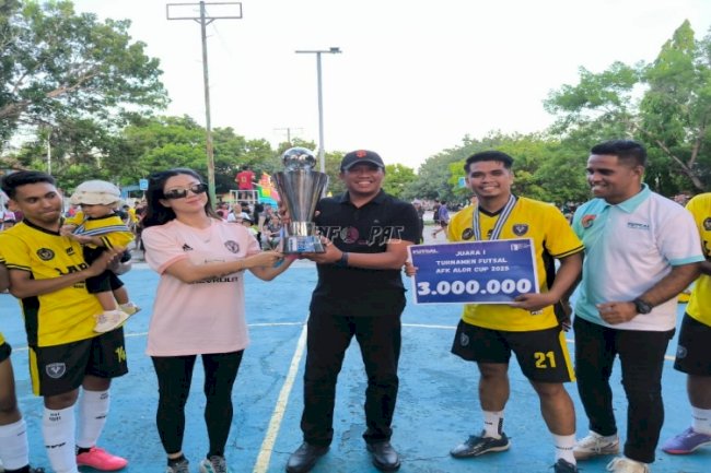 Ukir Prestasi Gemilang, Tim Lapas Kalabahi Raih Juara I Turnamen Futsal AFK Alor