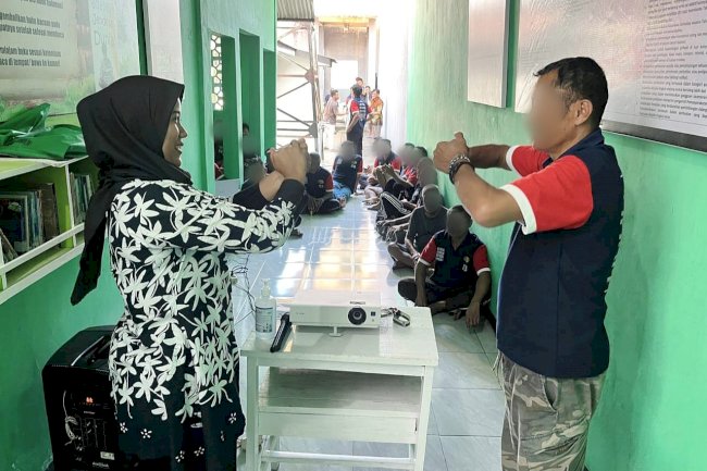 Dukung Pembinaan Sehat, Lapas Wahai Sosialisasi PHBS dan Renovasi Fasilitas MCK