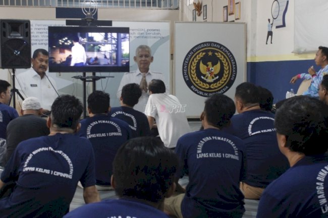 Lapas Cipinang Gelar Nonton Film dan Musik Warga Binaan, Wujudkan Pembinaan Humanis 