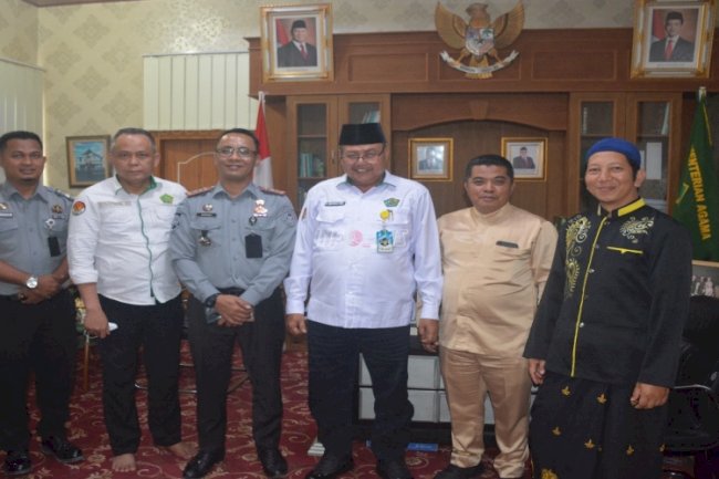 Lapas Narkotika Muara Sabak Sinergikan Pembinaan Kerohanian Warga Binaan dengan Kemenag Kab. Tanjung Jabung Timur