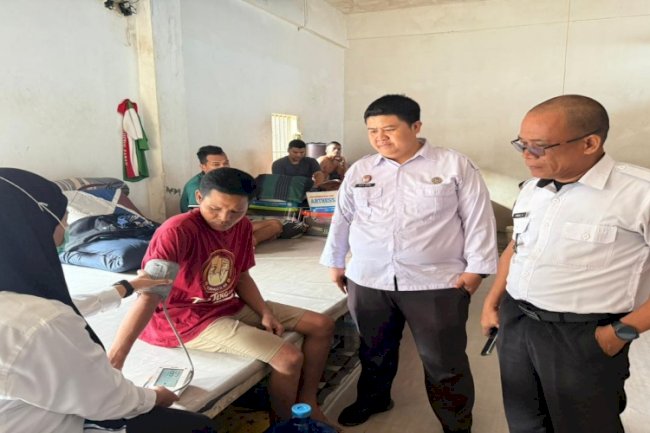 Kontrol Kesehatan Keliling, Upaya Lapas Narkotika Muara Sabak Tingkatkan Kesehatan Warga Binaan