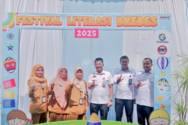 Dukung Gerakan Literasi Daerah, Kalapas Gowim Mahali Hadiri Festival Literasi Brebes 2025