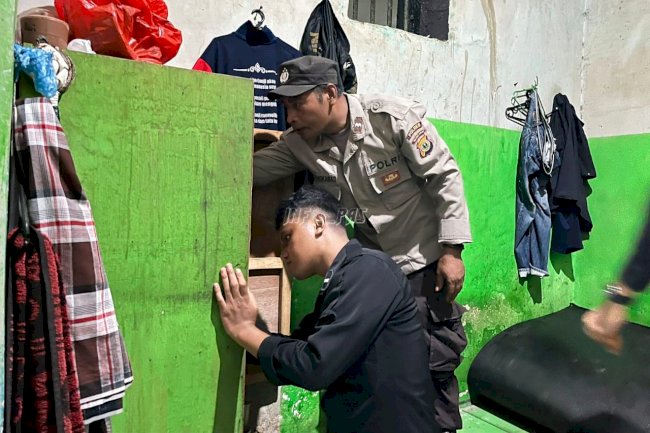 Lapas Wahai dan Polsek Gelar Razia, Seluruh Blok Hunian Bersih dari Barang Terlarang