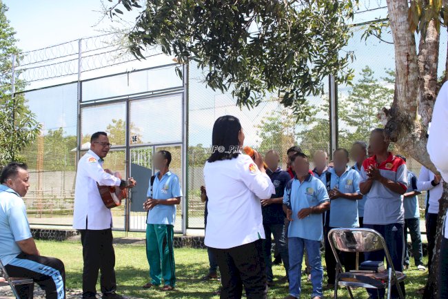 Lapas Piru Hadirkan Pembinaan Rohani Outdoor, Warga Binaan Rasakan Kedamaian Baru