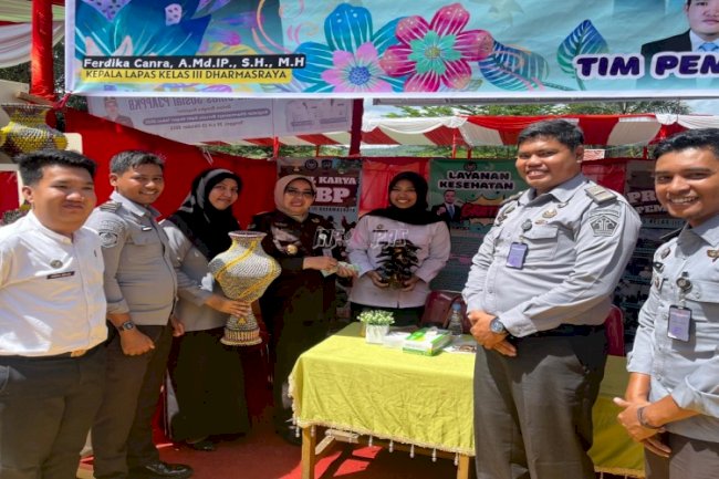 Produk UMKM Warga Binaan Lapas Dharmasraya Ramaikan Bazar ‘Bersatu Bakti Negeri’