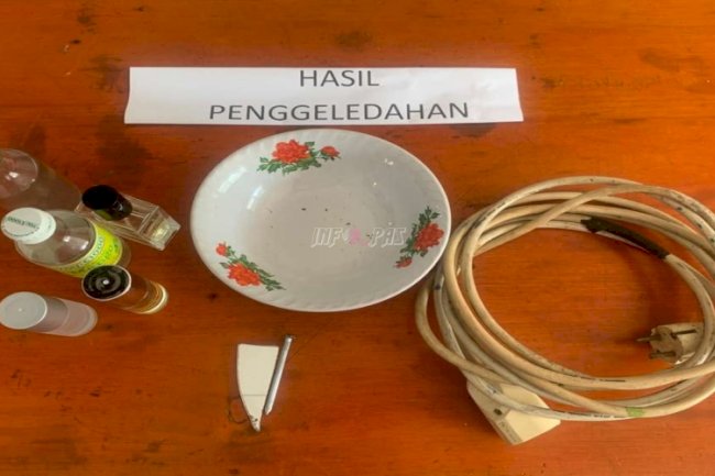 Pastikan Bebas Halinar, Lapas Tual Gelar Razia Blok Hunian