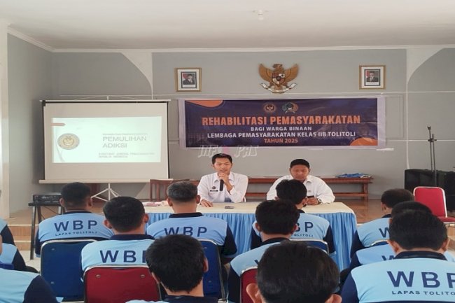 Lapas Tolitoli Gelar Rehabilitasi Pemasyarakatan, Tekankan Pemulihan Adiksi bagi Warga Binaan