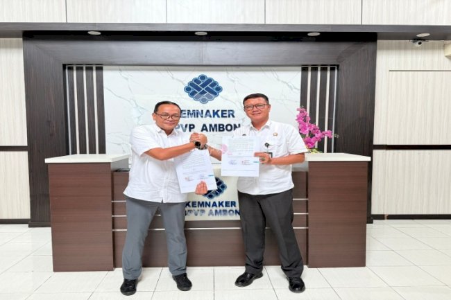 Lapas Ambon dan BPVP Ambon Sepakati PKS Peningkatan Keterampilan Warga Binaan