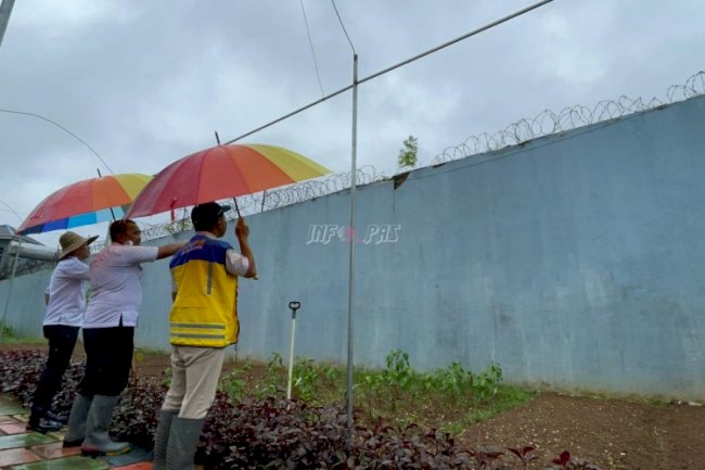 Lapas Narkotika Karang Intan dan Dinas PUPR Kab. Banjar Tinjau Tembok Keliling, Tindak Lanjut Peningkatan Keamanan